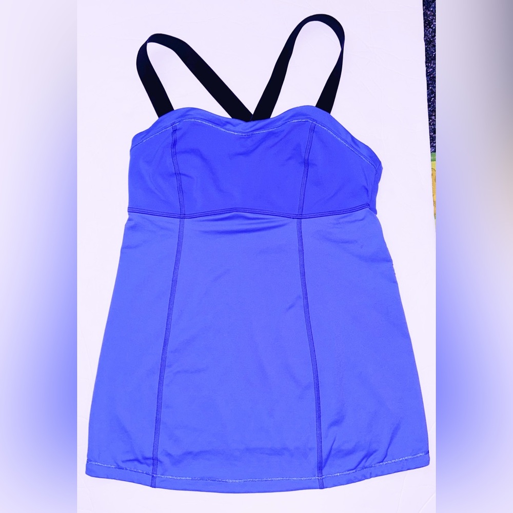 Lululemon Purple Cross Back Tank Top size 6